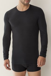 Schwarzes Herren Langarm-Shirt kaufen in Luzern